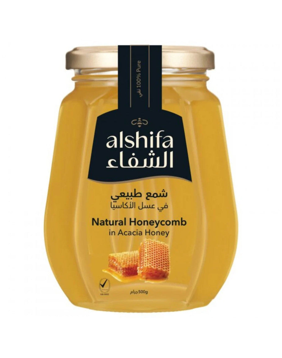 Al-Shifa Acacia Honey with Honey Comb 500gm