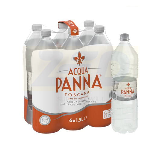 Acqua Penna Natural Mineral Water 6 x 1.5 Litre - PET Bottle