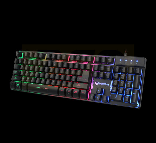 MEETION MT-K9300 Colorful Rainbow Backlit Gaming Keyboard
