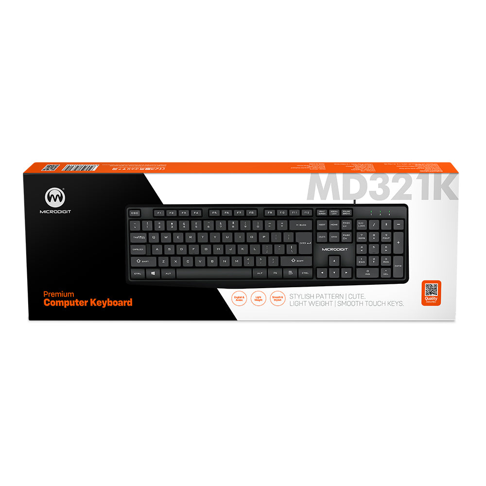 Usb Keyboard Microdigit Md321K