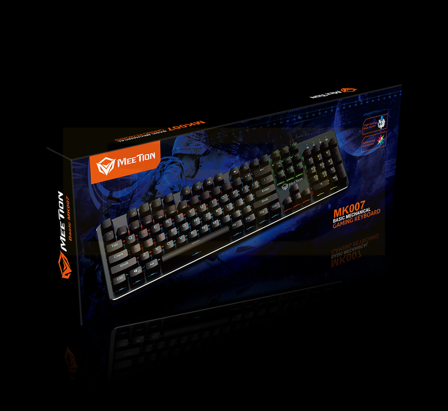 Meetion MT-MK007 LED Backlit mechanical gaming keyboard