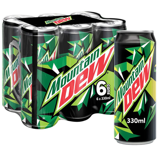 Mountain Dew Can 330 ml 6