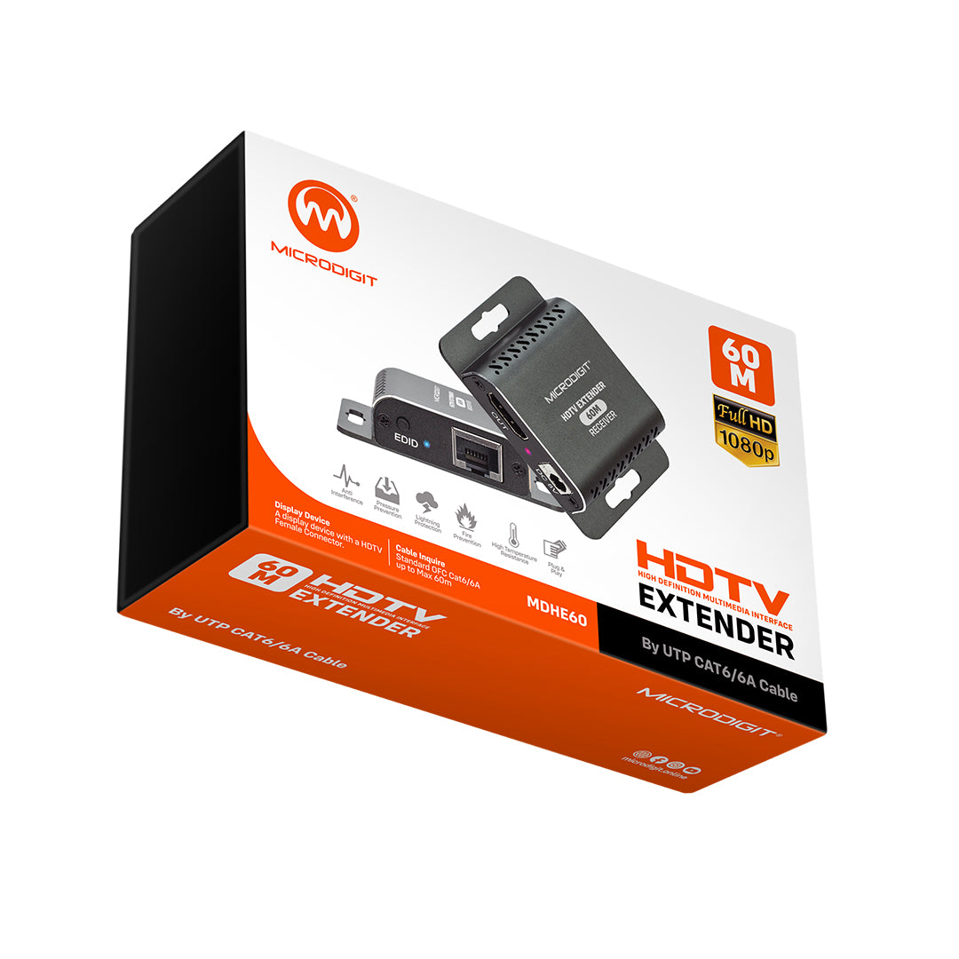 MICRODIGIT HDMI Extender 60 meter MDHE60