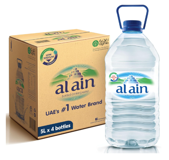 Al Ain Natural Mineral Water 5ltr X 4