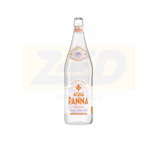 Acqua Panna Toscana Natural Mineral Water   1 Litre - Glass Bottle