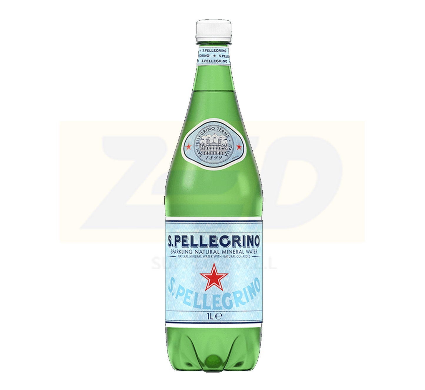 San Pellegrino Sparkling Natural Mineral Water PET Bottle 6 x 1 Litre