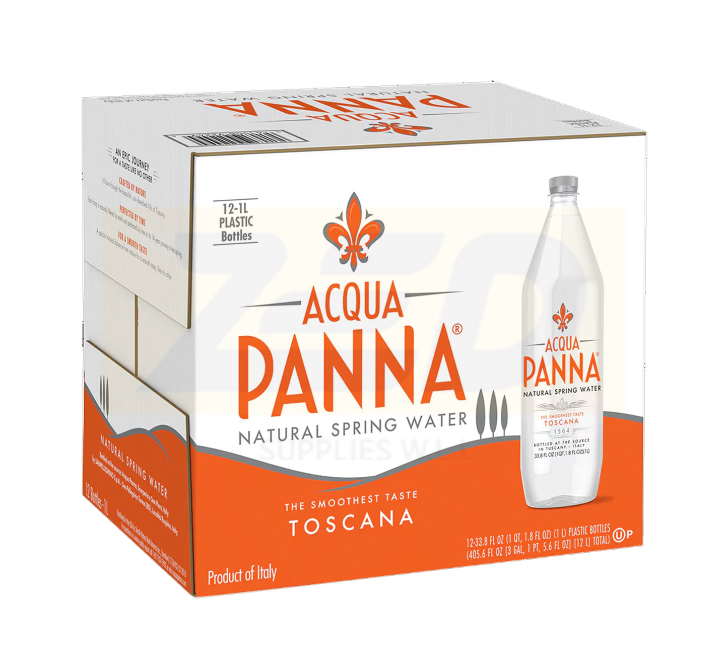 Acqua Penna Natural Mineral Water 12 x 1 Litre - PET Bottle