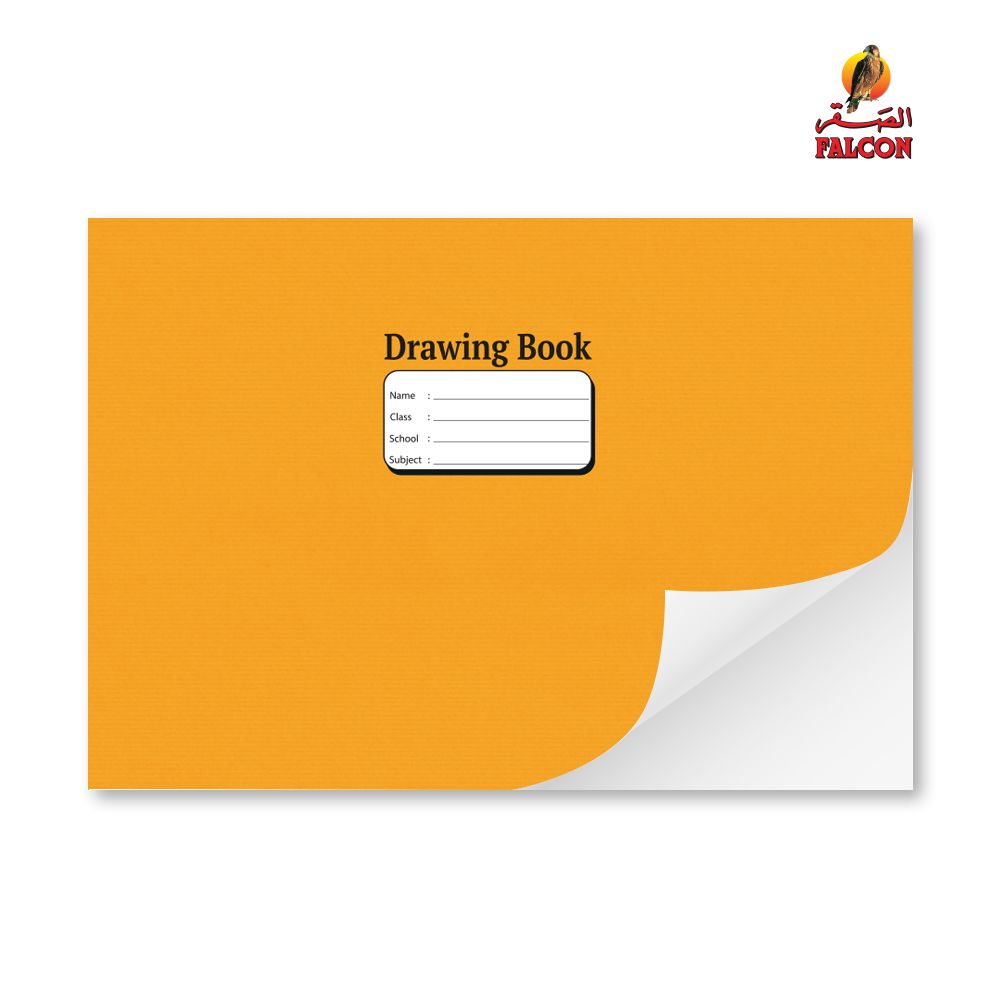 Drawing Book A4 White 18L Brown Cover PVC 00870
