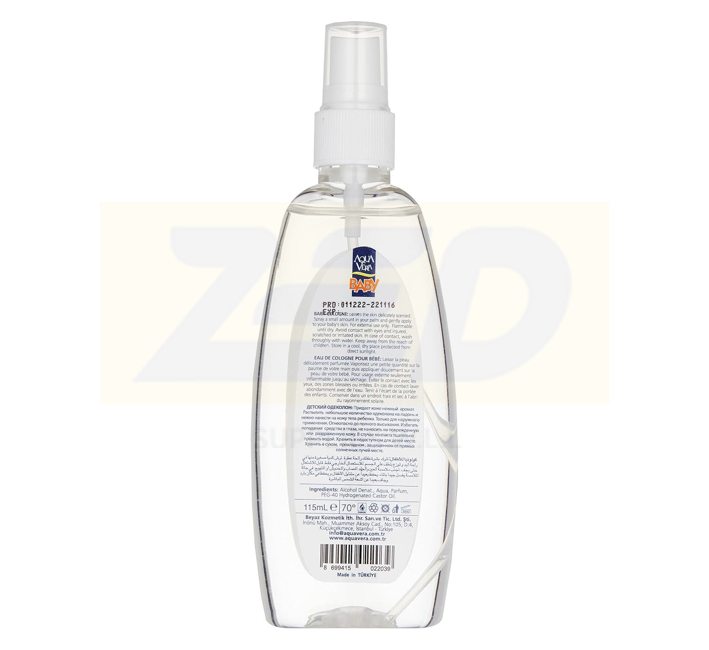 AquaVera Baby Cologne 115 ml
