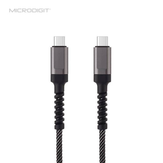 Data Charging Cable Microdigit DCPD269T Type-C to Type-C/Pd 60W