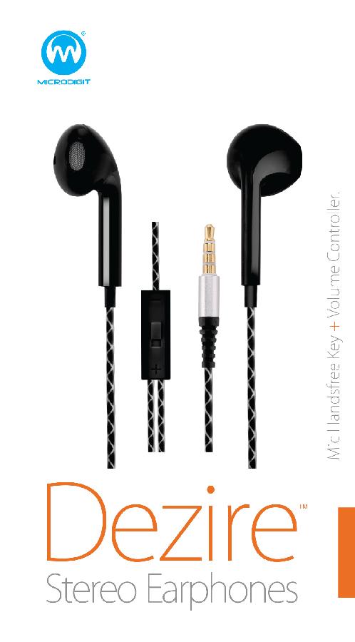 Earphone Microdigit De662 Dezire