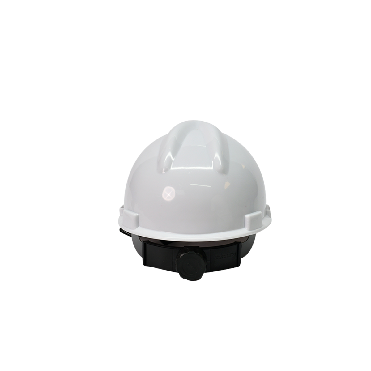 KOMY Helmet: Safety Hdpe Ratchet Blue, White