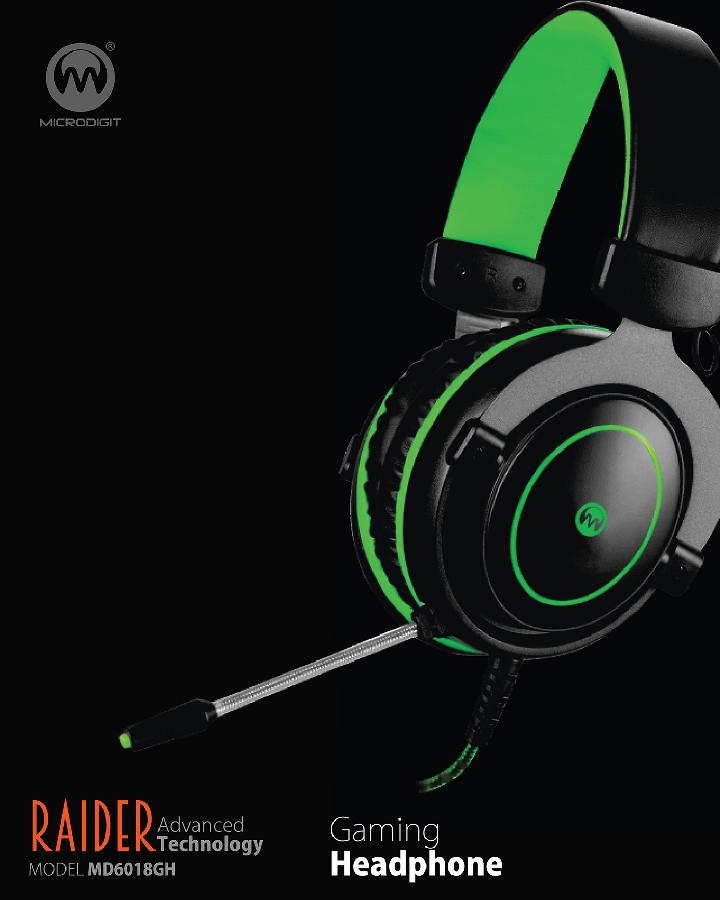 Gaming Headphone Microdigit Md6018Gh Raider
