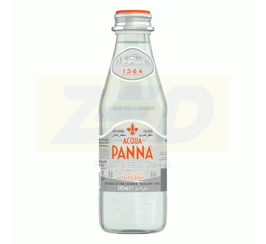 Acqua Panna Toscana Bottled Natural Mineral Water 24 x 250 ml - Glass bottle