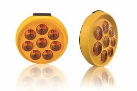 KOMY Warning Light: Solar, Sunflower Type Orange Kmsl110Sf