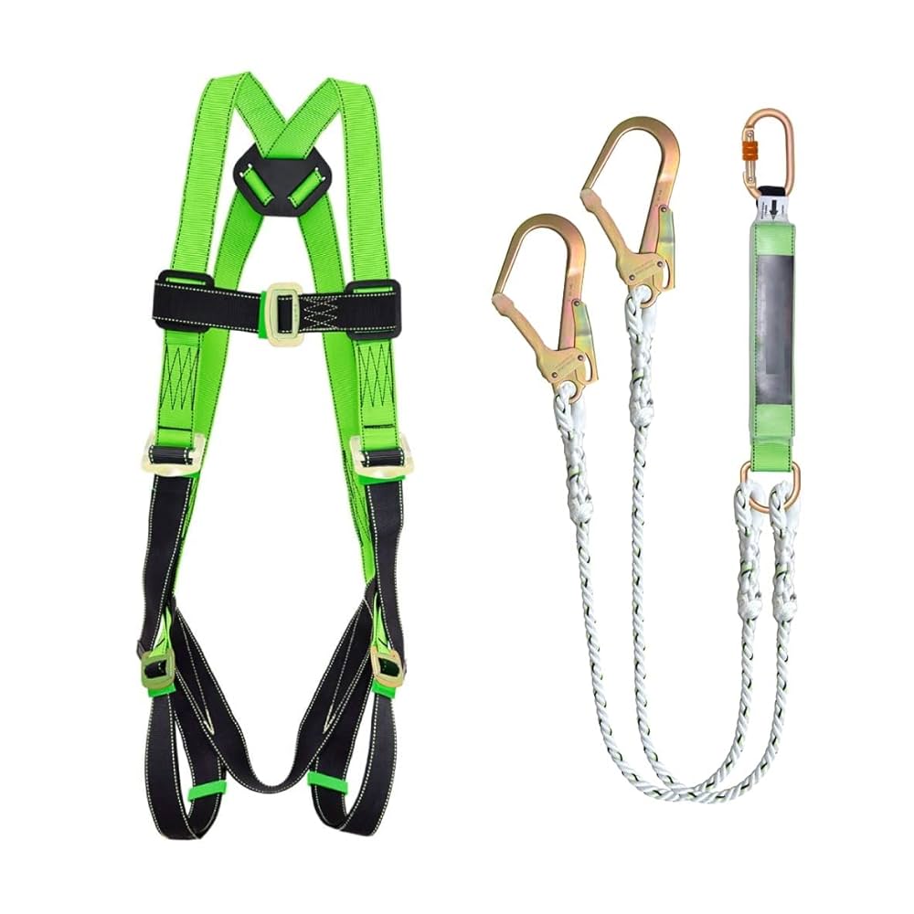 KOMY HARNESS: Safety Full Body W/D Hook & Shock Ab CE