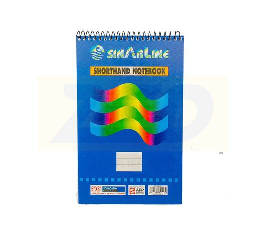 Sinarline Shorthand Notebook 5" x 8" ( 12.8 x 20.3 cm) 70 Sheets