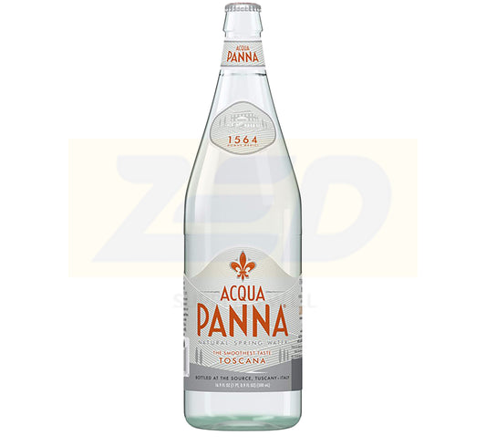 Acqua Panna Toscana Bottled Natural Mineral Water 24 x 500 ml - Glass bottle