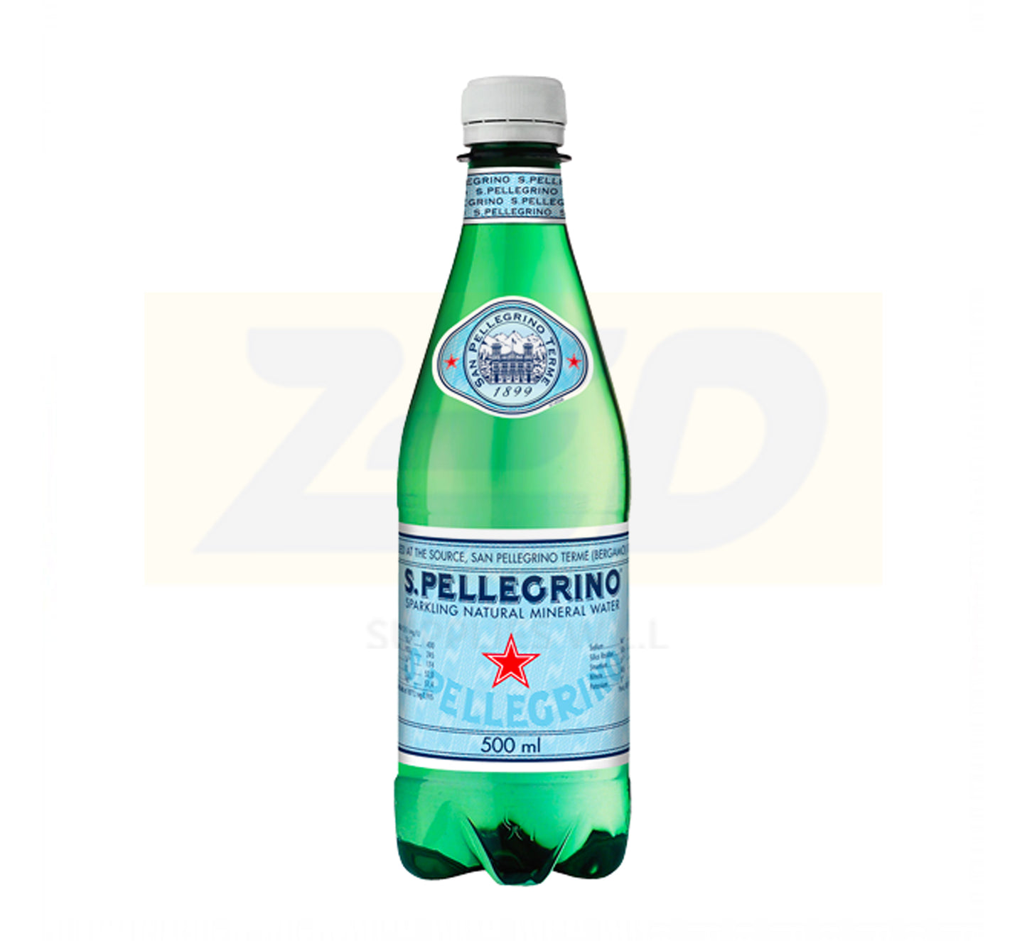 San Pellegrino Sparkling Natural Mineral Water in PET Bottle 24 x 500 ml