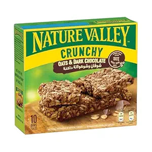 nature valley crunchy oats and chocolate cereal bars 20x21