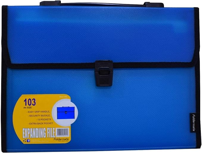 OMS FE-103-ASS Foldermate Expanding File (A4 13 Pockets)