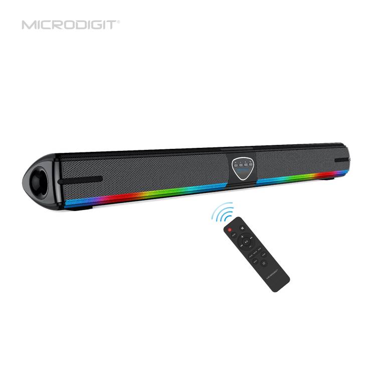 Portable Bar Speaker Microdigit Md615Bs With Remote