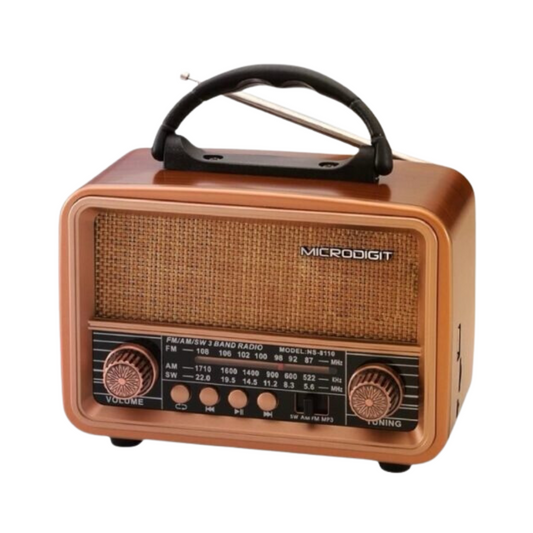 Portable Radio Speaker Microdigit Md011R