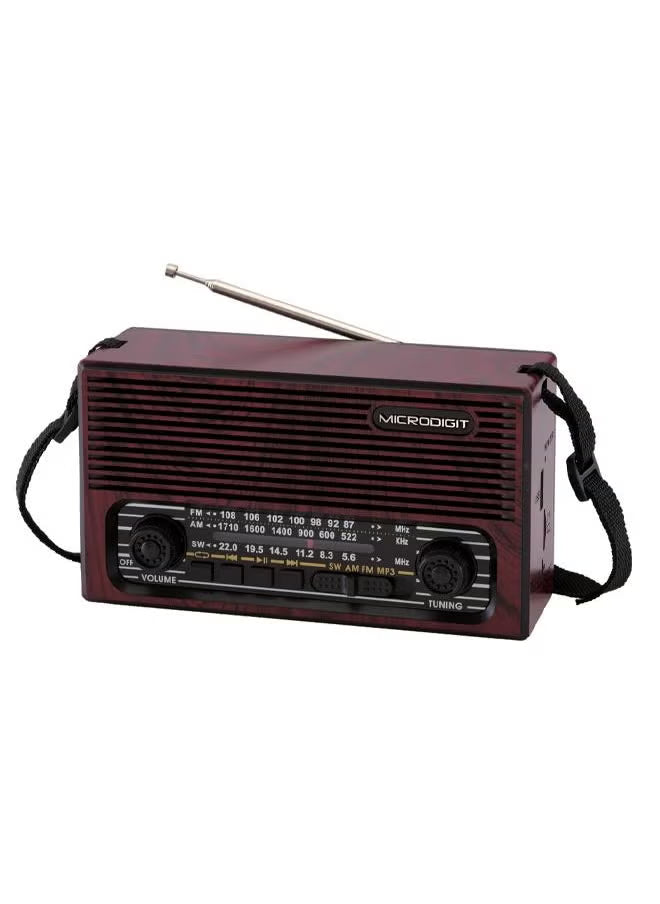 Portable Radio Speaker Microdigit Md012R