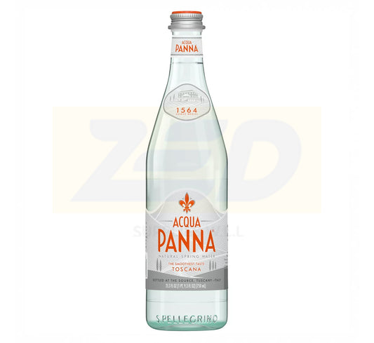 Acqua Panna Toscana Bottled Natural Mineral Water 12 x 750 ml - Glass bottle