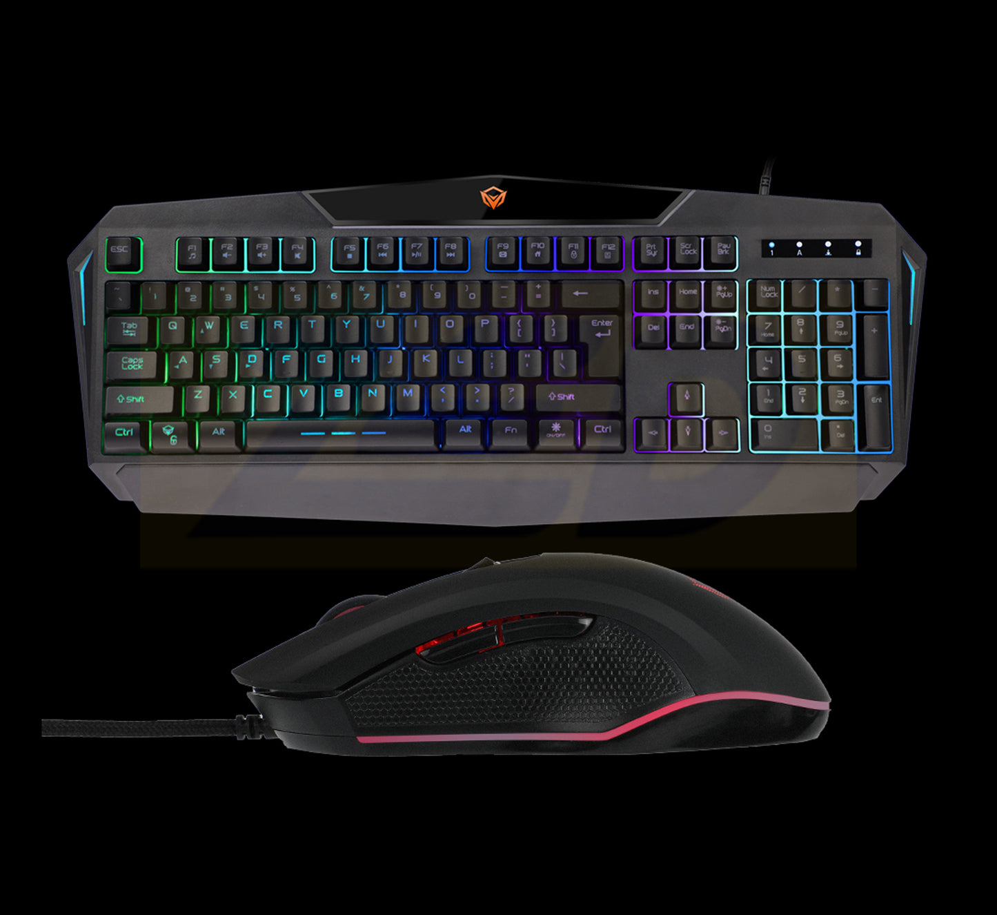 MEETION MT-C510 Backlit Rainbow Gaming Keyboard and Mouse Combo