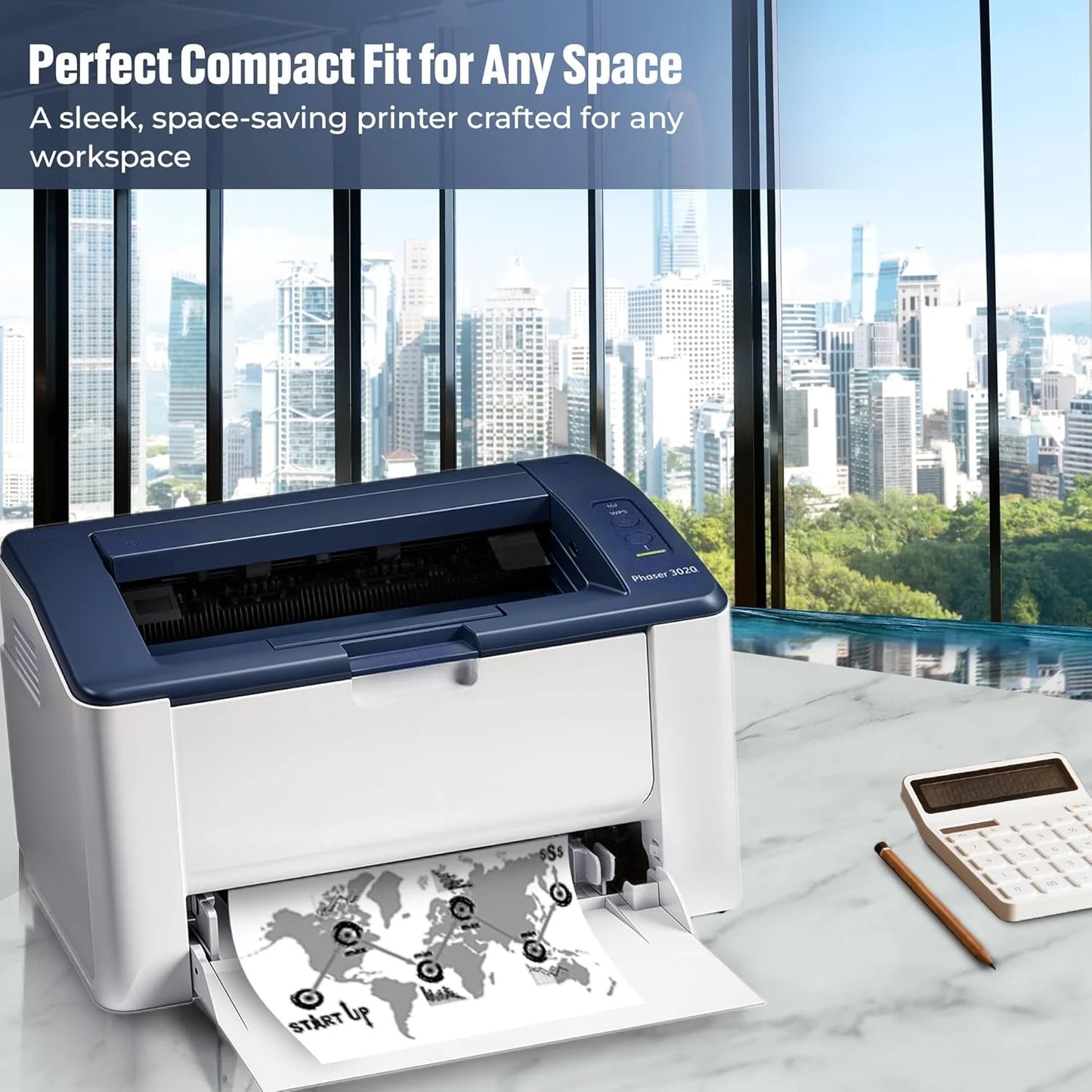 XEROX PHASER 3020BI PRINTER