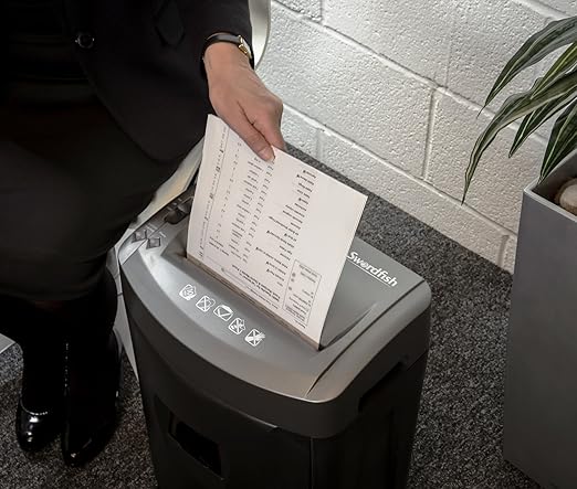 Swordfish 1000XC-P4 EL 10 Sheet Cross-Cut Shredder
