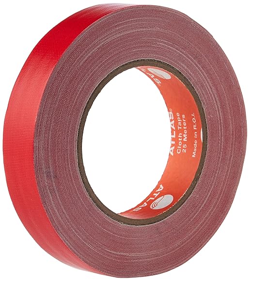 Atlas Cloth Tape 1"x25m (25mm) Red AS-BTC1025-RD