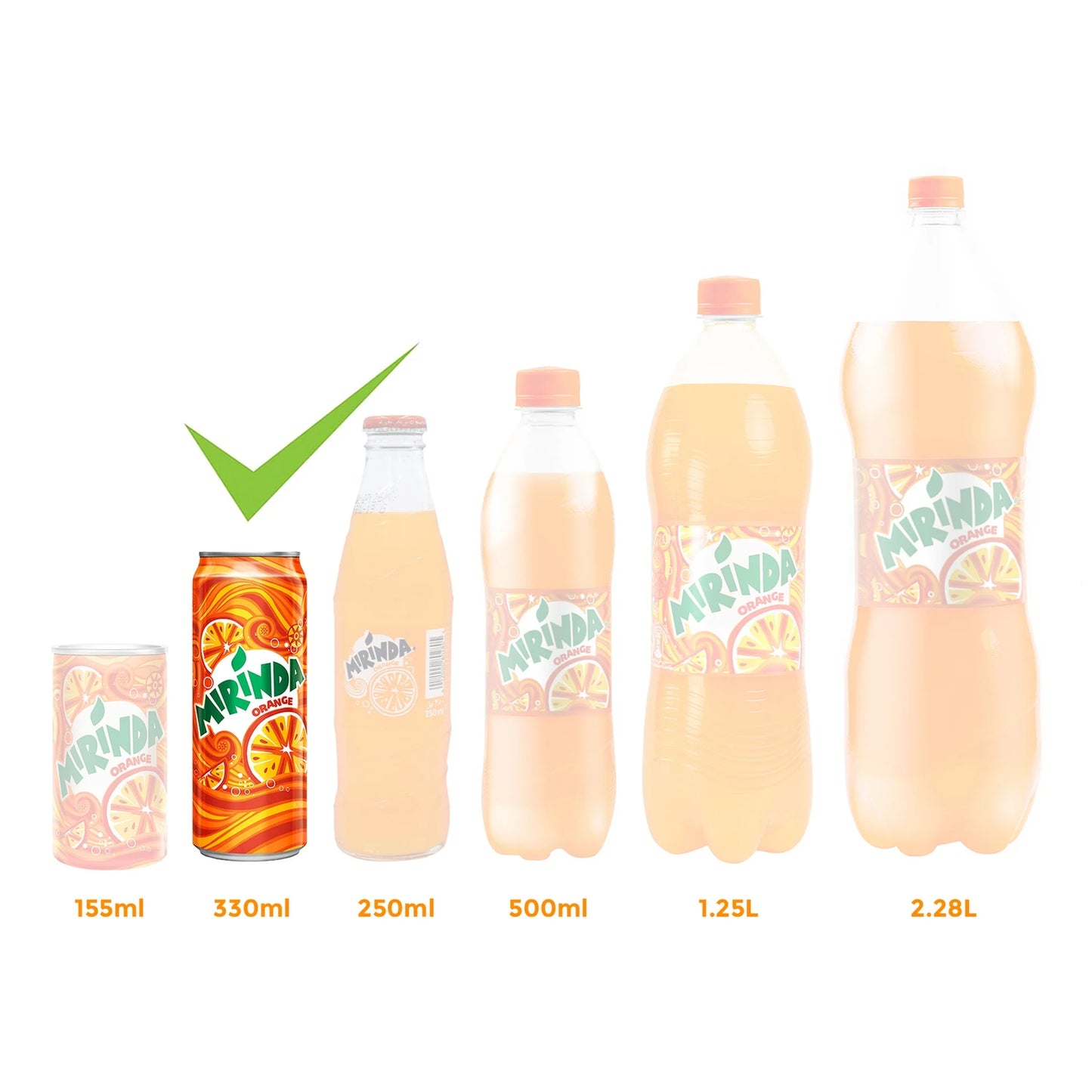 Mirinda Orange Can 330 ml