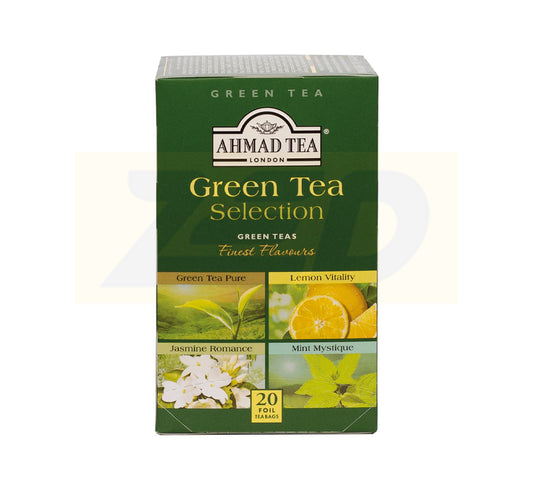 Ahmad Tea Green Tea Selection - 20 Foil Teabags