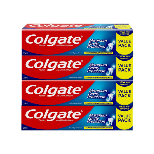 Colgate Toothpaste Maximum Cavity Protection 4 x 75 ml