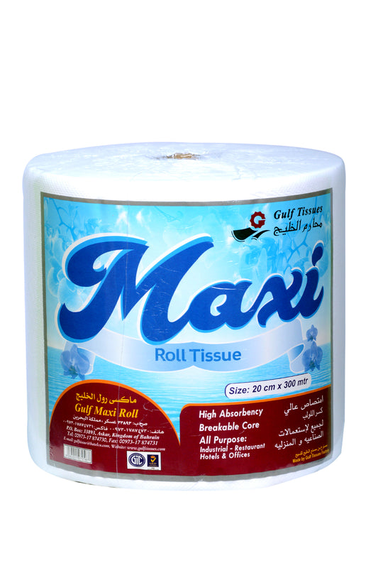 Gulf Maxi Roll Tissue 300Mtr