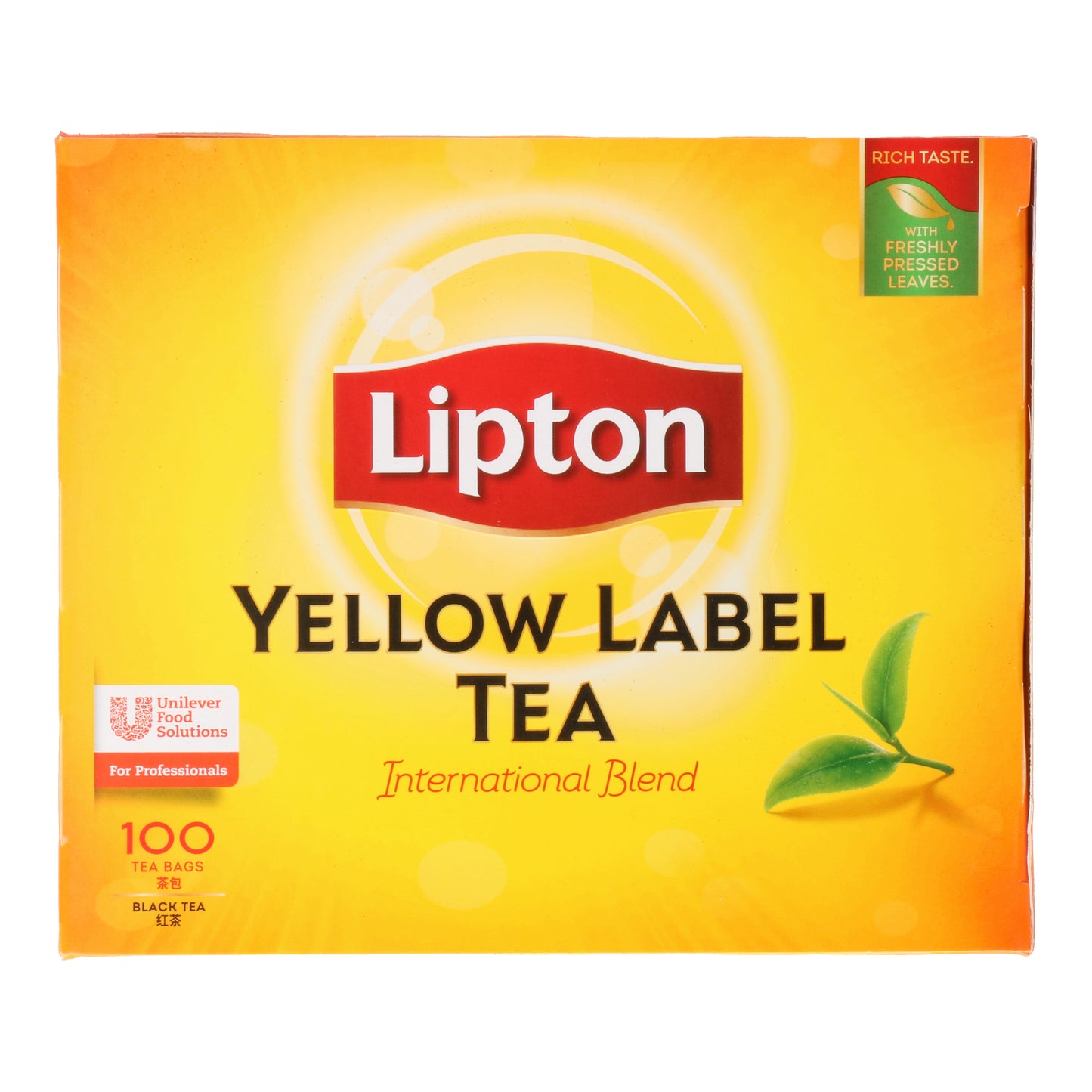Lipton Yellow Label Black Tea 100 S X36