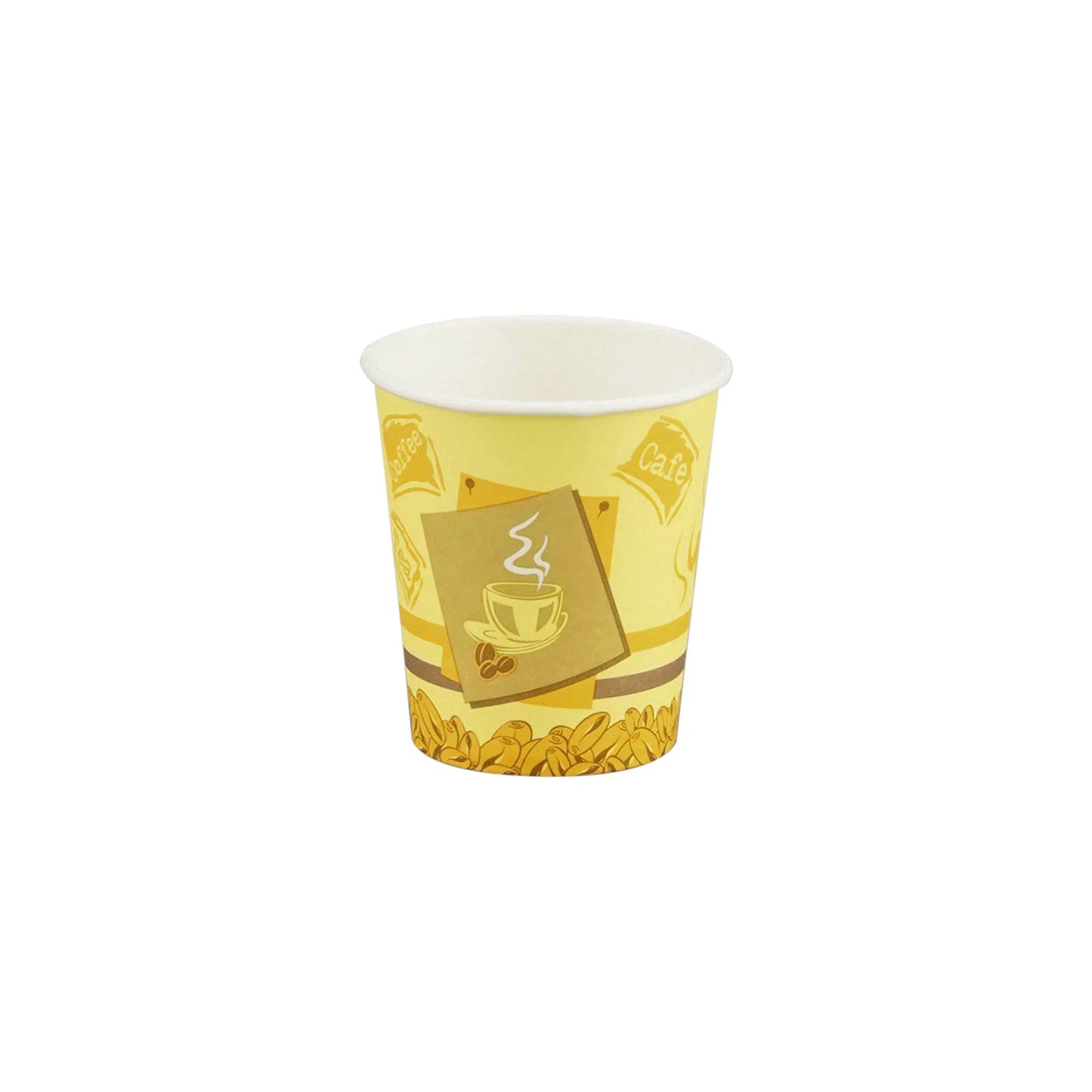 Hotpack Printed Single Wall Paper Cups-50 Pieces 7 Oz (200 ml)