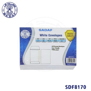 SADAF Wallet Window White Envelops 4 X 3 SDF81702 50pcs /Pkt