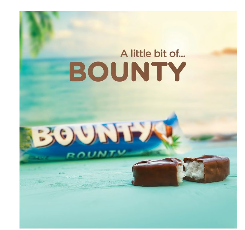 Bounty Milk Chocolate Bars 57 g x 5 pcs
