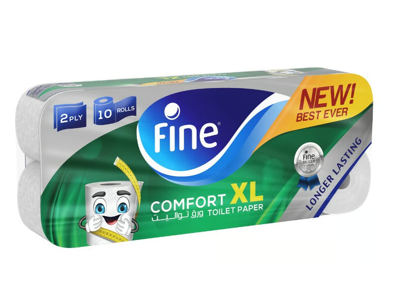 Fine Toilet Roll Comfort XL 10roll X 250s X2ply