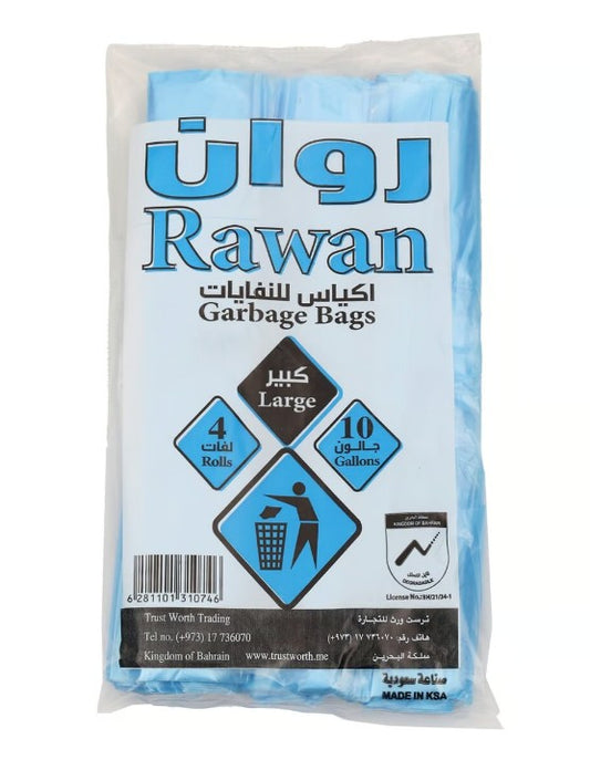 Rawan Garbage Bag 10gallon X 4 Rolls