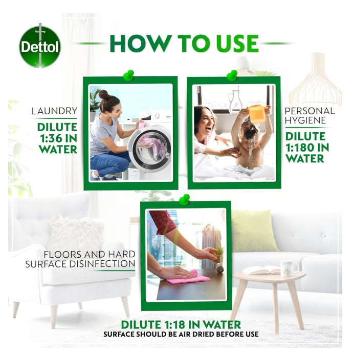 Dettol Antiseptic Antibacterial Disinfectant Liquid 500 ml