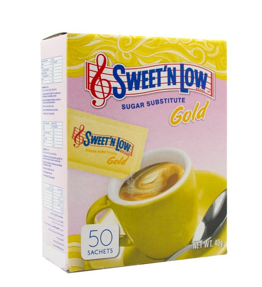 Sweet 'N Low Sugar Substitute Gold 50 pcs