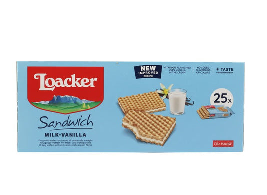 Loacker Sandwich Vanilla  25 x 25 g