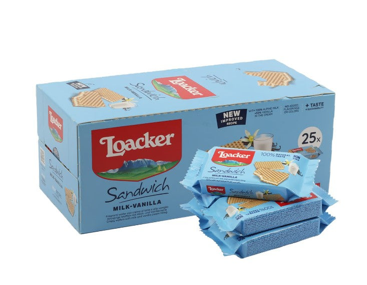 Loacker Sandwich Assorted 25 x 25 g