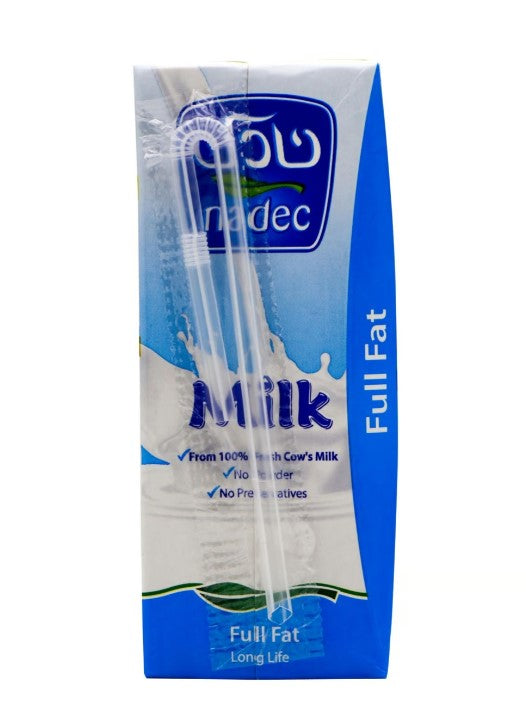 Nadec Long Life Milk Full Fat 18 x 200ml