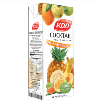 KDD COCKTAIL FRUIT DRINK 180ML SLIM