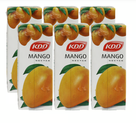 KDD Mango Nectar 180 ml X 6